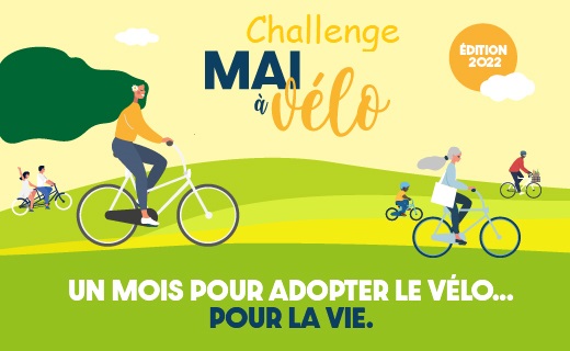 dominio Prominente acerca de Challenge Vélo Mai à Vélo 2022 - ADAV - Droit au vélo