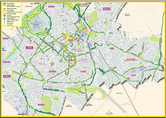 carte de Lille à vélo