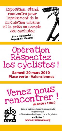 Respectez les cyclistes !