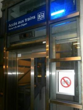 Gare d'Arras – ascenseur