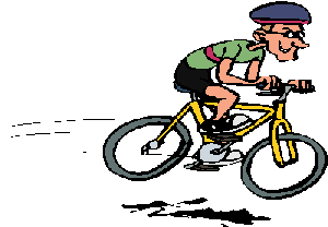 Cycliste en mouvement (schéma http://www.collegeahuntsic.qc.ca/accueil/accueil.html)